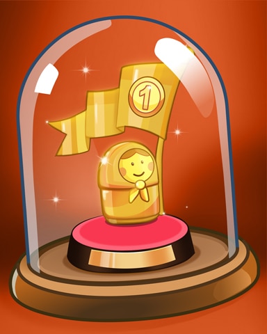 Trizzle Golden Trophy Badge