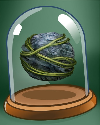 Vine Wrapped Rock Badge - Tri-Peaks Solitaire HD