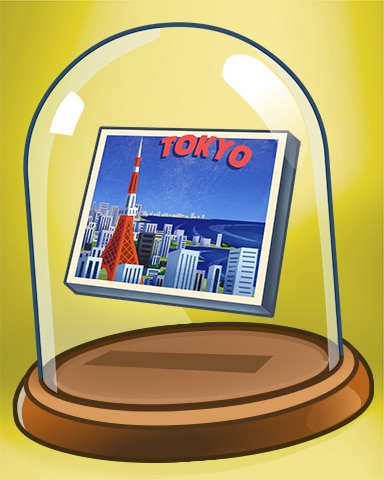 Postcard from Tokyo Badge - World Class Solitaire HD