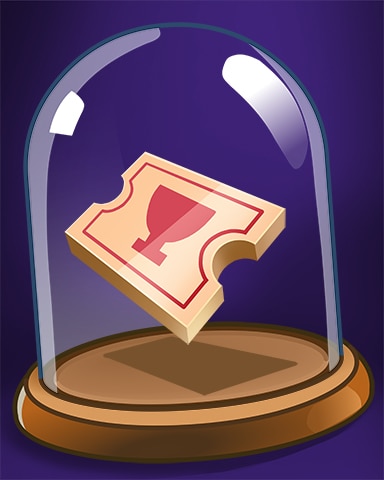 Trophy Ticket Badge - Wheel of Fortune: Pogo Edition