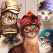 Cats in Hats Badge Collection – Week One
