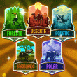 Habitat Safari Badge Collection