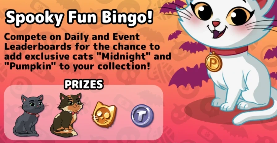 Lucky Cat Bingo Spooky Fun Bingo Event