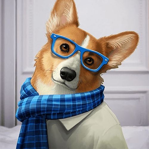 Dogs in Disguise Badge Collection