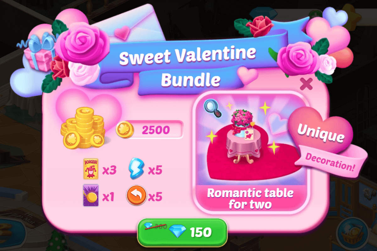 Solitaire Home Story Sweet Valentine Bundle