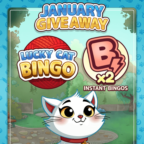 Lucky Cat Bingo January Giveaway