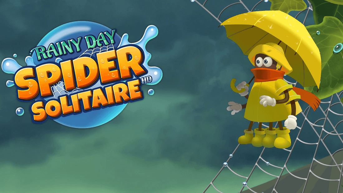 Rainy Day Spider Solitaire HD Pogo Game